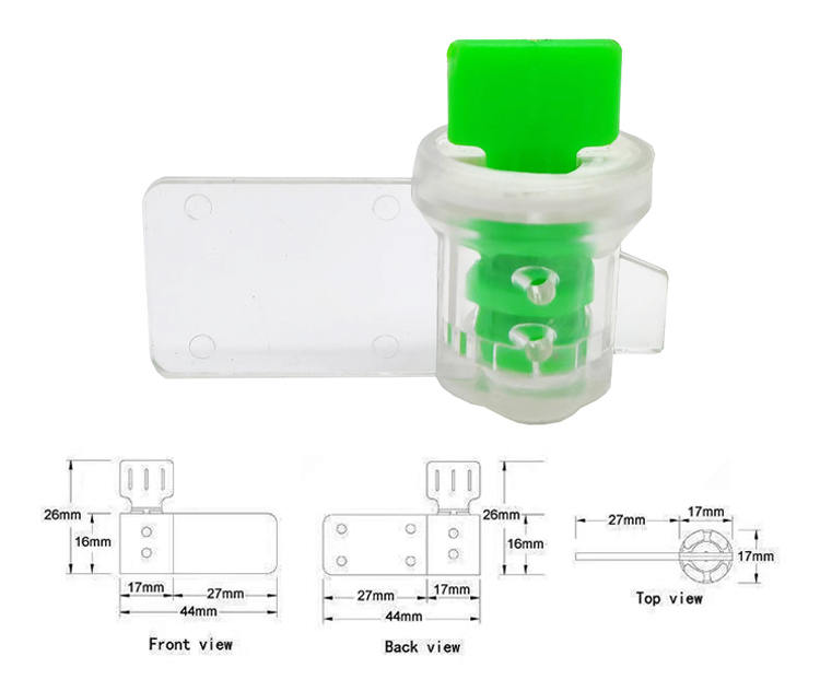 Anti-tamper Twist Transparent Meter seal Anti-tamper Twist Transparent Meter seal