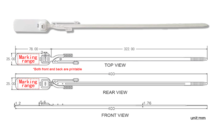 L025 Plastic High Security Seal L025 Plastic High Security Seal